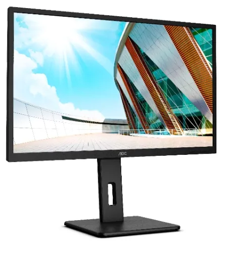 Монитор, AOC Q32P2, 31.5" IPS WLED, 2560x1440@75Hz, 4ms GTG, 250cd/m2, 1000:1, 50M:1 DCR, Adaptive Sync, FlickerFree, Low Blue Light, 3Wx2, Tilt, Height Adjust, Pivot, Swivel, 2xHDMI, DP, USB hub - image 2