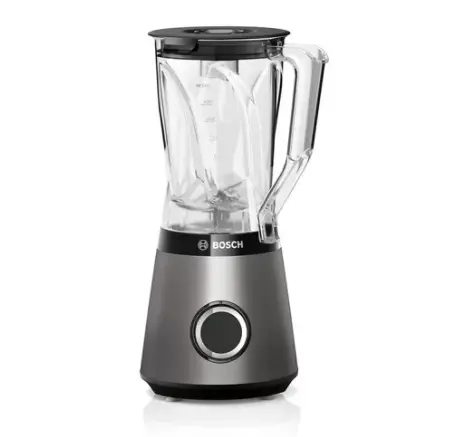 Μπλέντερ, Bosch MMB6141S, VitaPower Blender, 1200 W, κανάτα μπλέντερ Tritan 1.5l, δύο ρυθμίσεις ταχύτητας και λειτουργία pulse, λεπίδες ProEdge από