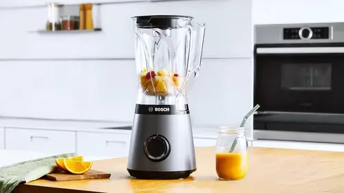 Blender, Bosch MMB6141S, VitaPower Blender, 1200 W, cană blender Tritan 1.5l, două setări de viteză și funcție pulse, lame ProEdge din oțel inoxidabil - 4