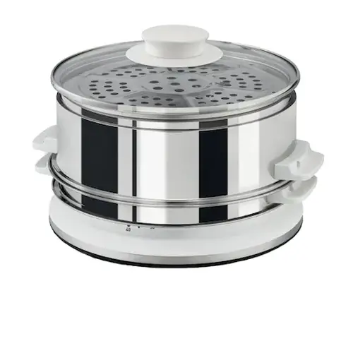 Aparat de gătit cu abur, Tefal VC145130, Convenient series alb - 2