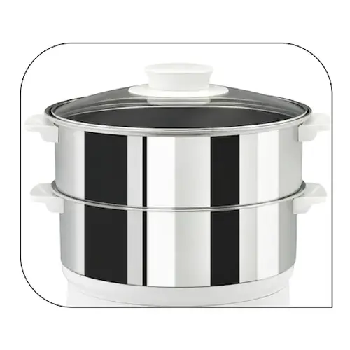Aparat de gătit cu abur, Tefal VC145130, Convenient series alb - 3
