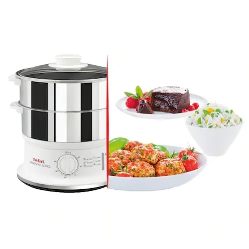 Συσκευή μαγειρέματος στον ατμό, Tefal VC145130, Convenient series λευκό - 8