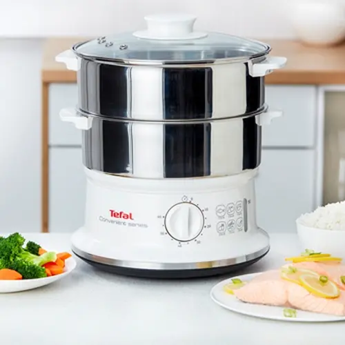 Συσκευή μαγειρέματος στον ατμό, Tefal VC145130, Convenient series λευκό - 9