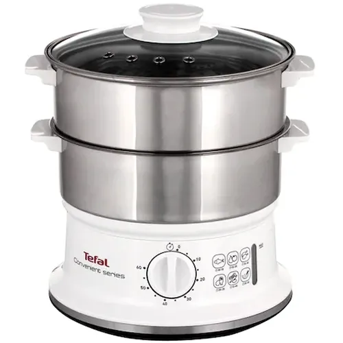 Уред за готвене на пара, Tefal VC145130, Convenient series white