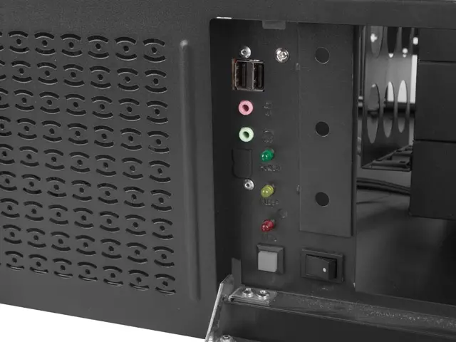 Кутия за сървър, Lanberg rackmount server chassis ATX 450/08 19"/4U - image 5