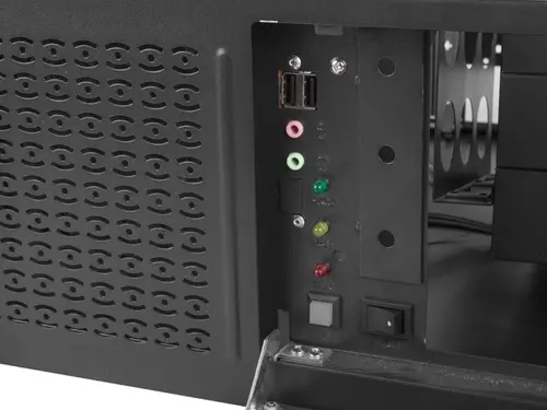 Carcasă server, Lanberg rackmount ATX 450/08 19"/4U - 6