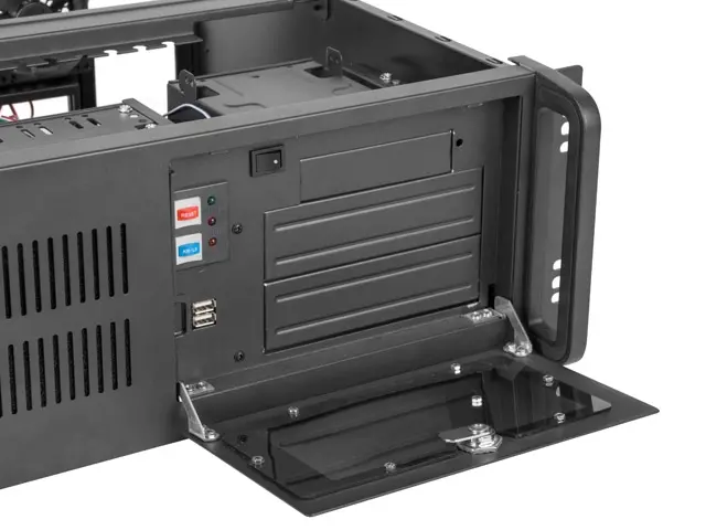 Кутия за сървър, Lanberg rackmount server chassis ATX 450/10 19"/4U - image 5