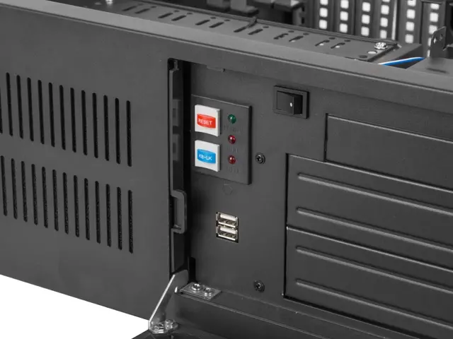 Кутия за сървър, Lanberg rackmount server chassis ATX 450/10 19"/4U - image 6