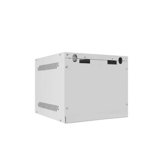Комуникационен шкаф, Lanberg rack cabinet 10" wall-mount 4U / 280x310 for self-assembly (flat pack) with metal door, grey - image 3