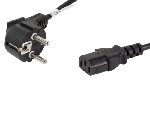 Кабел, Lanberg CEE 7/7 -> IEC 320 C13 power cord 1.8m, black