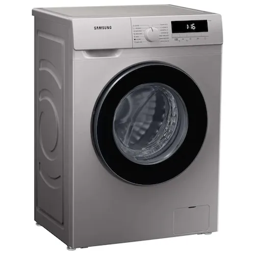 Пералня, Samsung WW70T302MBS/LE, Washing machine 7 kg, 1200 rpm, Slim, Energy Efficiency D, Spin Efficiency B, Digital Inverter Technology, Quick Wash, Drum Clean, silver, black door - image 1