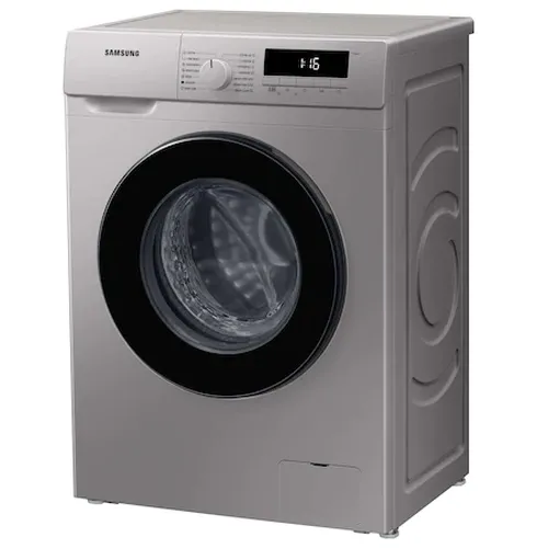 Пералня, Samsung WW70T302MBS/LE, Washing machine 7 kg, 1200 rpm, Slim, Energy Efficiency D, Spin Efficiency B, Digital Inverter Technology, Quick Wash, Drum Clean, silver, black door - image 2