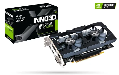 Видео карта, Inno3D GeForce GTX 1050 Ti Twin X2