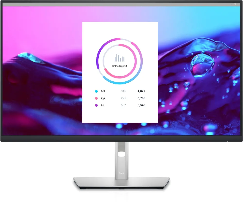 Монитор, Dell P3222QE, 31.5" Wide LED Anti-Glare, IPS Panel, 5ms, 1000:1, 350 cd/m2, 4K 3840x2160, 99% Srgb, HDMI, DP, USB Type-C, USB 5 Gbps, RJ45, ComfortView Plus, Height Adjustable, Pivot, Swivel, Tilt, Black