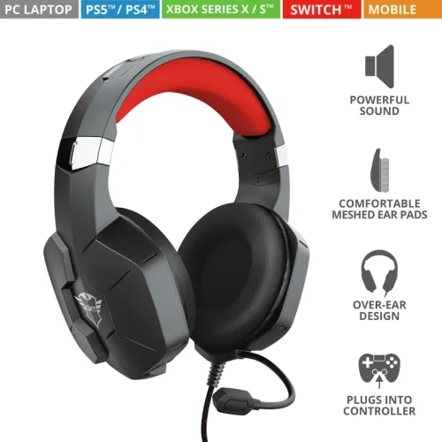 Слушалки, TRUST GXT 323 Carus Gaming Headset - image 6