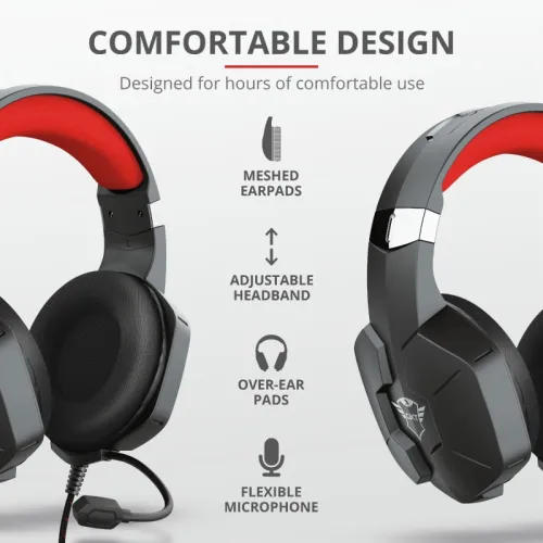 Слушалки, TRUST GXT 323 Carus Gaming Headset - image 8