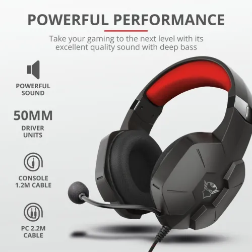 Слушалки, TRUST GXT 323 Carus Gaming Headset - image 9