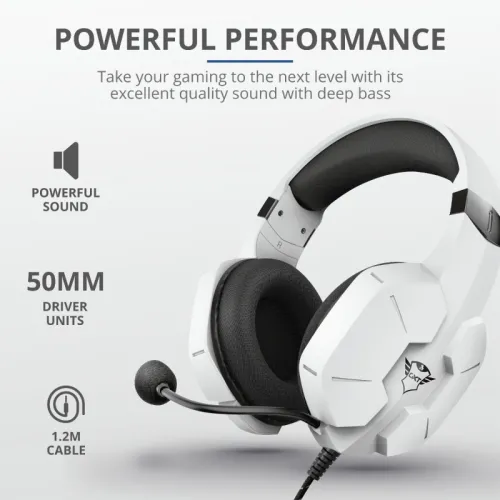Слушалки, TRUST GXT 323W Carus Gaming Headset PS5 - image 10