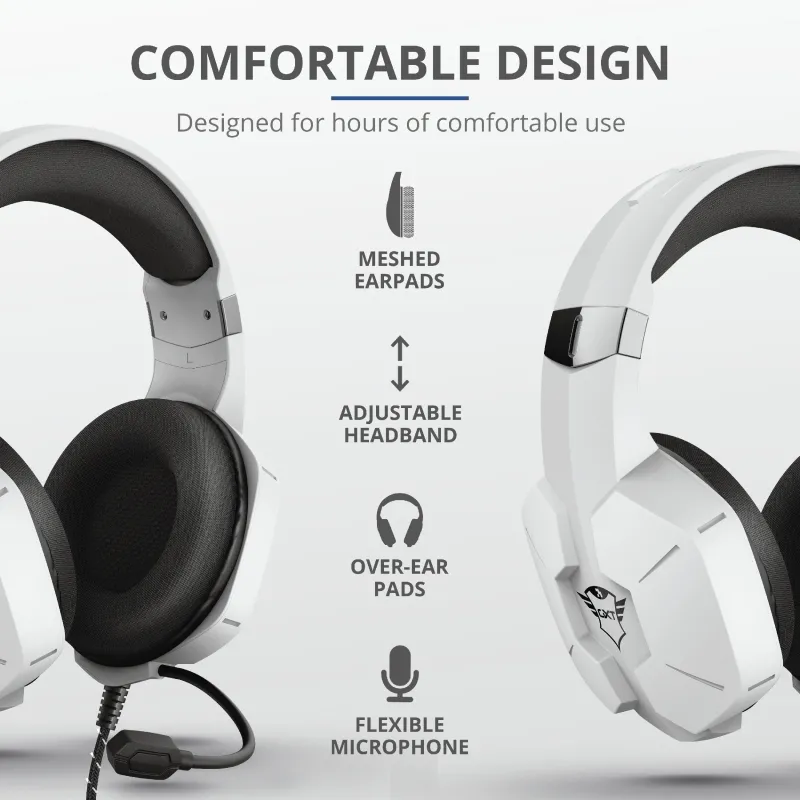Слушалки, TRUST GXT 323W Carus Gaming Headset PS5 - image 9