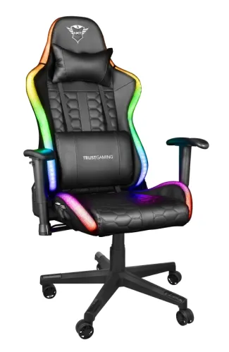 Стол, TRUST GXT 716 Rizza RGB LED Gaming Chair