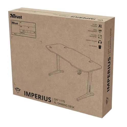 Бюро, TRUST GXT 1175 Imperius XL Gaming Desk - image 8