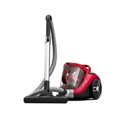 Прахосмукачка, Rowenta RO4853EA COMPACT POWER XXL, RED, 2.5L, 550W, 75dB, parquet - crevice tool - upholstery nozzle - image 2