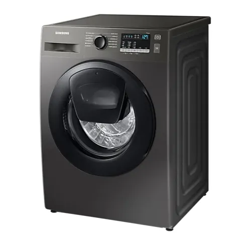 Пералня, Samsung WW80T4540AX/LE, Washing Machine, 8 kg, 1400 rpm,  Energy Efficiency D, Add Wash,  Hygiene Steam, Spin Efficiency A, WiFi, Stainless steel, Black door - image 2