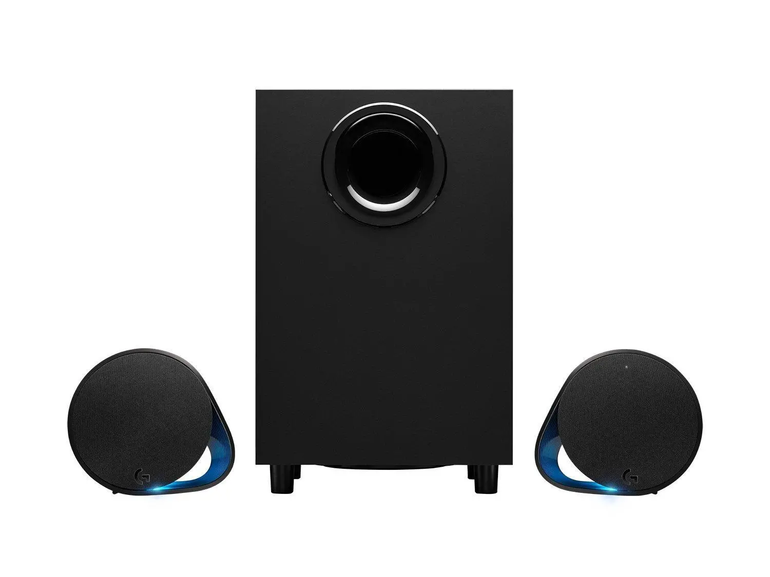 Sistem audio, Logitech G560 Lightsync PC Gaming Speakers, 240W Peak (120W RMS), USB, 3.5mm, Bluetooth 4.1, Headphone Jack, Subwoofer, Negru