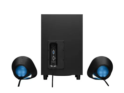 Аудио система, Logitech G560 Lightsync PC Gaming Speakers, 240W Peak (120W RMS), USB, 3.5mm, Bluetooth 4.1, Headphone Jack, Subwoofer, Black - image 4