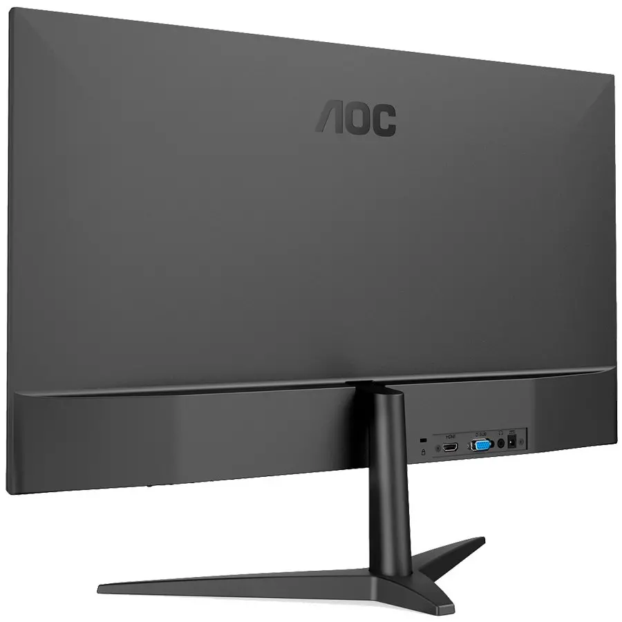 Монитор, AOC 24B1H, 23.6" Wide MVA LED, 5 ms, 3000:1, 50M:1 DCR, 250 cd/m2, FHD 1920x1080@60Hz, FlickerFree, Low Blue Light, D-Sub, HDMI, Headphone Out, Black - image 3