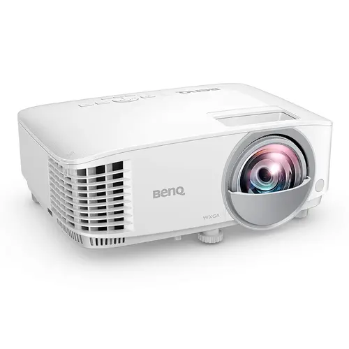 Мултимедиен проектор, BenQ MW826STH, Short Throw, 87"@1m, WXGA 1280x800, 3500 AL, 20000:1, VGA, RCA, S-Video, 2xHDMI, Audio In/Out, Speaker 10W, USB (Type A) x1, LAN (RJ45) x1, IEC62368, Optional interactive kit(PW02/PT12) - image 1