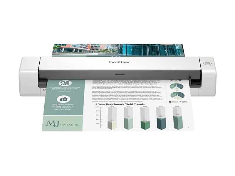 Scanner mobil, Brother DS-740D 2-sided Portable Document Scanner - image 1