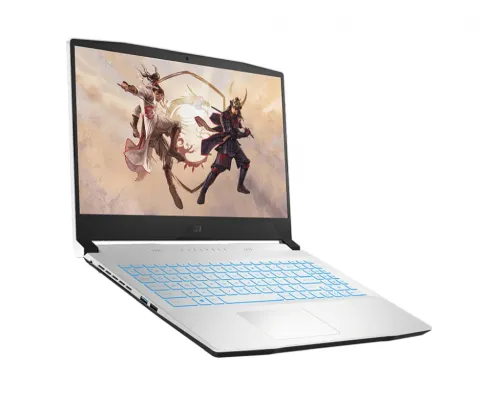 Лаптоп, MSI Sword 15 A11UC, RTX3050 GDDR6 4GB, 15.6" FHD 1920x1080 IPS, 144Hz, Tiger Lake i7-11800H (8C/16T, up to 4.60 GHz, 24MB), 8GB (1x8) DDR4 3200, 512GB PCIe Gen4x4 SSD, Intel Wi-Fi 6, BT5.1, Single backlight KB (BLUE), 3 cell, 53.5 Whr, NO OS, WHITE, 2Y - image 1