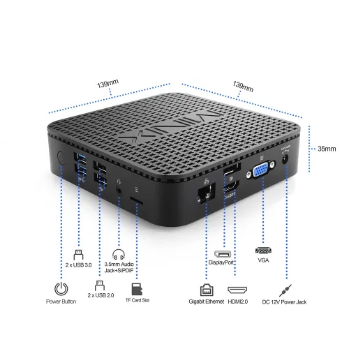 Настолен компютър, MiniX NEO G41V-4 MAX (4GB/128GB) - image 1