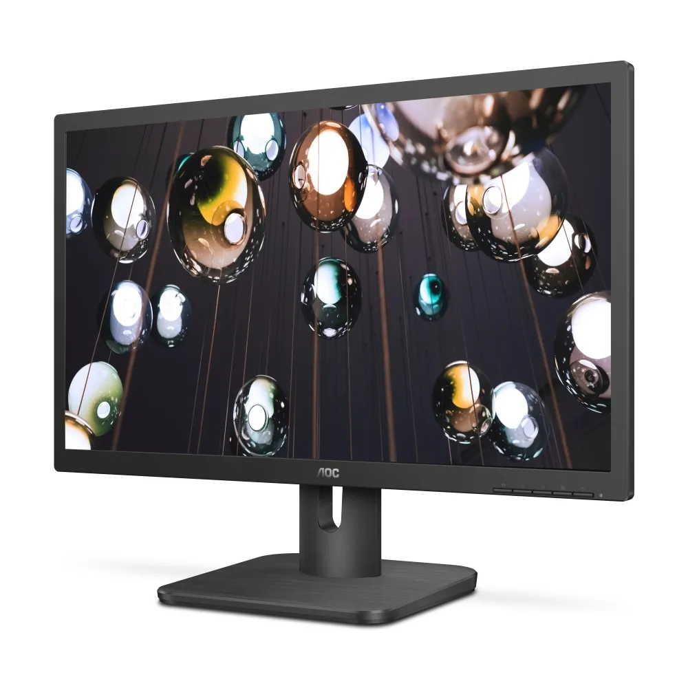 Монитор, AOC 22E1Q, 21.5" Wide MVA LED, 5 ms, 3000:1, 20M:1 DCR, 250 cd/m2, FHD 1920x1080@60Hz, FlickerFree, Low Blue Light, D-Sub, HDMI, DP, Headphone Out, Speakers, Black - image 1