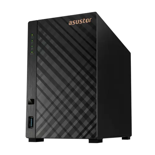 Мрежов сторидж, Asustor AS1102T, 2 bay NAS, Realtek RTD1296, Quad-Core, 1.4GHz, 1GB DDR4 (not expandable), 2.5GbE x1, USB3.2 Gen1 x2, WOW (Wake on WAN), System Sleep Mode - image 2