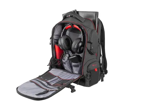 Раница, Genesis Laptop Backpack Pallad 550 Black 15,6"/17,3" - image 3