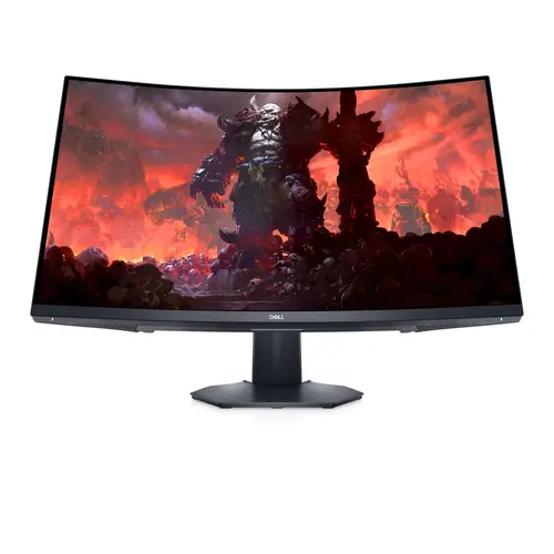 Монитор, Dell S3222DGM, 31.5" Curved Gaming LED Anti-Glare, VA, 1ms (MPRT), 3000:1, 350 cd/m2, QHD 2560x1440, 165Hz, 99% sRGB, AMD FreeSync, HDMI, DP, Downlight, Height Adjustable, Tilt, Black - image 1