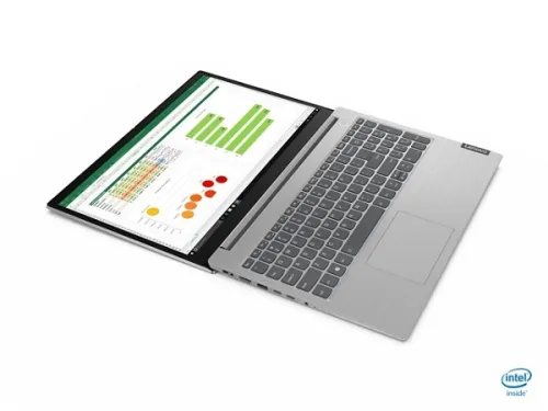 Лаптоп, Lenovo ThinkBook 15 G2 AMD Ryzen 5 4500U (2.3Ghz up to 4.0GHz, 8MB), 8GB DDR4 2666MHz, 512GB SSD, 15.6" FHD (1920x1080), IPS, AG, AMD Radeon Graphics, WLAN ac, BT, 720p Cam, Mineral Grey, KB Backlit, FPR, 3 cell, DOS, 2Y - image 2