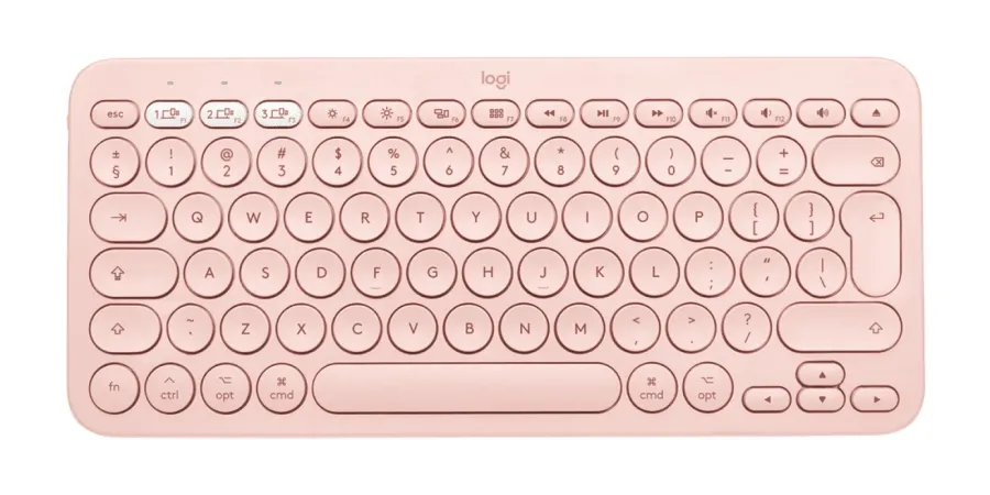 Клавиатура, Logitech K380 for Mac Multi-Device Bluetooth Keyboard - US Intl - Rose