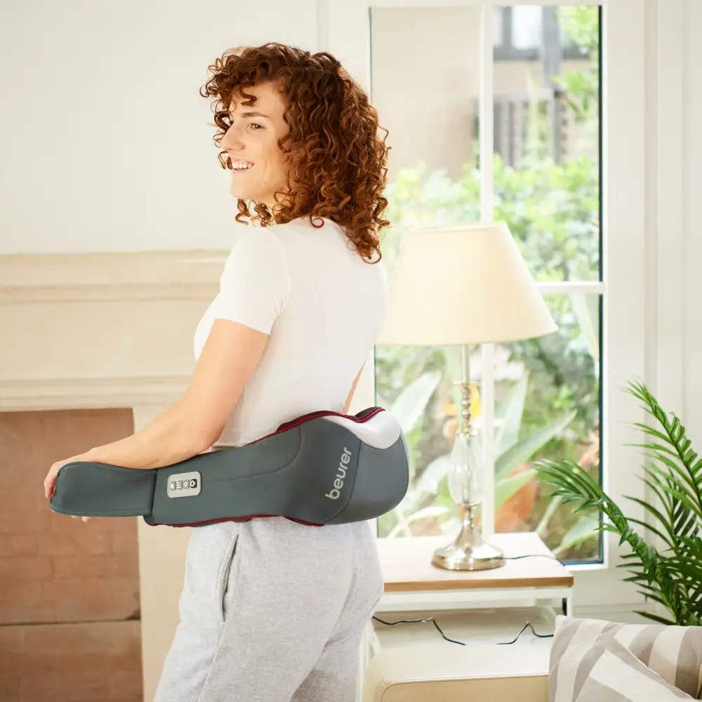 Aparat de masaj, Beurer MG 151 3D Shiatsu massager; pentru umeri, gât, spate și picioare; capete de masaj 3D; 8 capete de masaj Shiatsu rotative - image 13