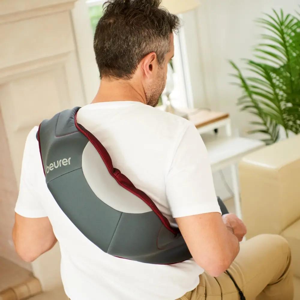 Aparat de masaj, Beurer MG 151 3D Shiatsu massager; pentru umeri, gât, spate și picioare; capete de masaj 3D; 8 capete de masaj Shiatsu rotative - image 14