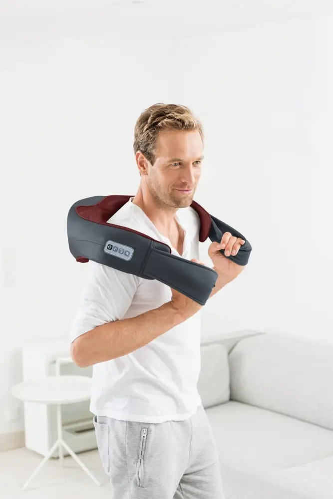 Συσκευή μασάζ, Beurer MG 151 3D Shiatsu massager; για ώμους, αυχένα, πλάτη και πόδια; 3D κεφαλές μασάζ; 8 περιστρεφόμενες κεφαλές μασάζ Shiatsu - image 5