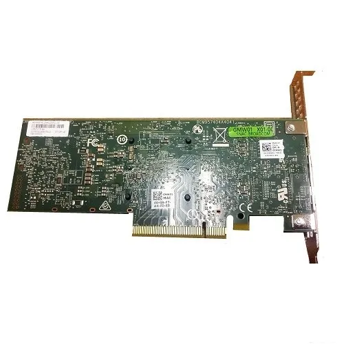 Мрежова карта, Dell Broadcom 57416 Dual Port 10Gb Base-T PCIe Adapter Full Height Customer Install