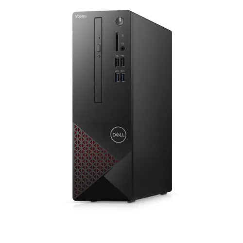 Настолен компютър, Dell Vostro 3681 SFF, Intel Core i3-10100 (6MB Cache, up to 4.30GHz), 8GB DDR4 2666MHz , 256GB M.2 PCIe NVMe, DVD+/-RW, Integrated Graphics , 802.11n, BT 4.0, Keyboard&Mouse, Linux , 3Y NBD - image 1