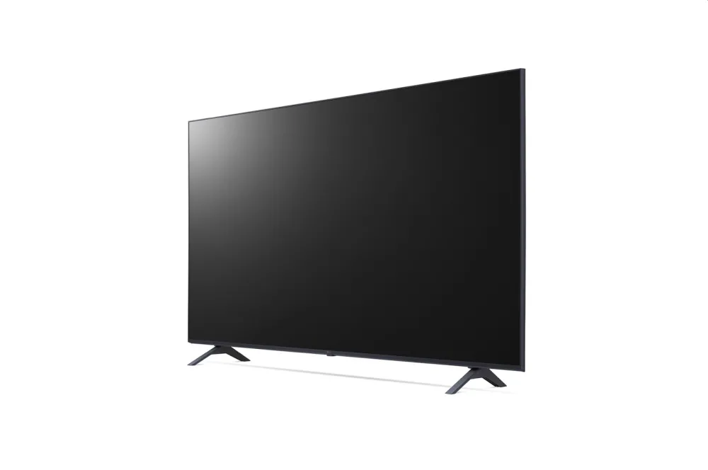 Телевизор, LG 55UP80003LR, 55" 4K IPS UltraHD TV 3840 x 2160, DVB-T2/C/S2, webOS Smart TV, ThinQ AI, Quad Core Processor 4K, WiFi 802.11ac, HDR10 PRO 4K/2K, AI Sound, Voice Controll, Miracast / AirPlay 2,  HDMI, CI, LAN, USB, Bluetooth, 2 Pole, Rocky Black - image 1
