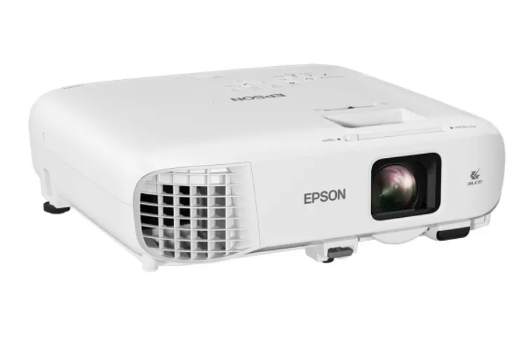 Мултимедиен проектор, Epson EB-992F, Full HD 1080p (1920 x 1080, 16:9), 4000 ANSI lumens, 16 000 : 1, USB 2.0 Type A, USB 2.0 Type B, RS-232C, LAN, VGA in (2x), VGA out, HDMI in (2x), Composite in, Wireless 802.11b/g/n, Miracast, White - image 2