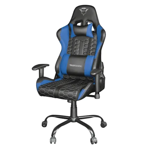 Стол, TRUST GXT 708B Resto Gaming Chair Blue - image 1