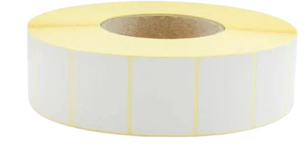 ТЕРМОТРАНСФЕРНИ ЕТИКЕТИ НА РОЛКА - 40,0 mm x 25,0 mm - РОЛКА - 72,6 мм - 5000 броя на ролка - с перфорация - PN B00099 - OUTLET - GENTLE