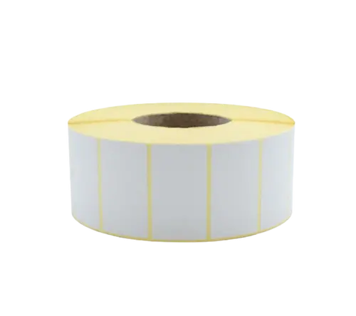 ETICHETE TERMOTRANSFER PE ROLĂ - 60,0 mm x 45,0 mm - MANDRINĂ 72,6 mm - 3000 de bucăți pe rolă - fără perforație - PN B00100 - OUTLET - GENTLE - 1